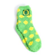 Classic Oregon O, Zoozatz, Green, Novelty, Accessories, Women, Fuzzy, Sock, 692340